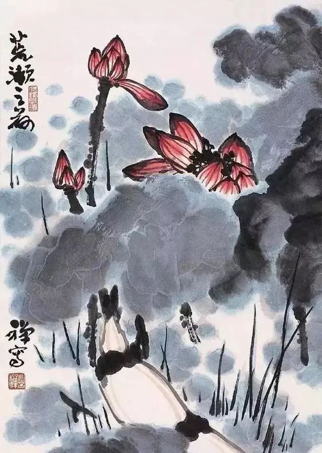 李苦禪大師的筆墨